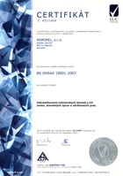 Certifikáty - REMOPEL